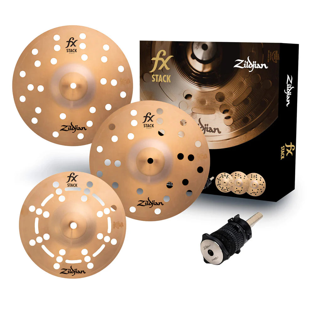 ~NEW~ Zildjian FXSTK10 FX 10" Cymbal Stack with Mount *IN STOCK*